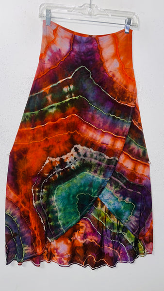 Small  peekaboo skirt runs large really size Medium, could even fit a large