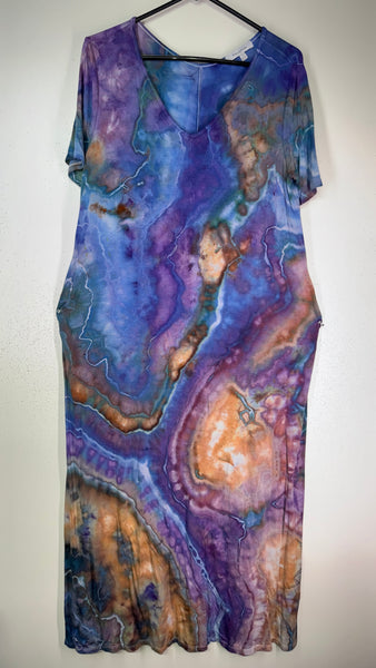 Large  Earth Pocket Dress discounted please read