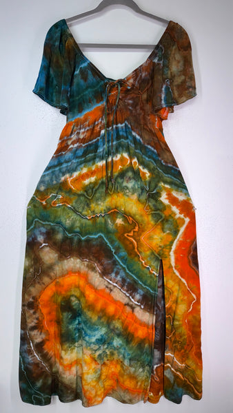 MEDIUM Flutter Dress discounted please read W POCKETS!