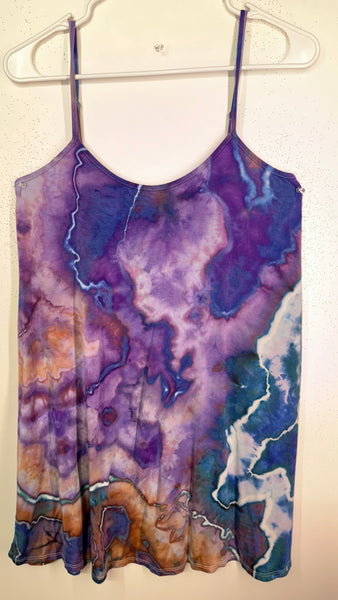 Flowy Dusk Slip  A-Line Mini, One size fits up to xL