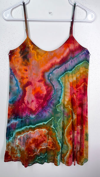 Flowy Dusk Slip  A-Line Mini, One size fits up to xL
