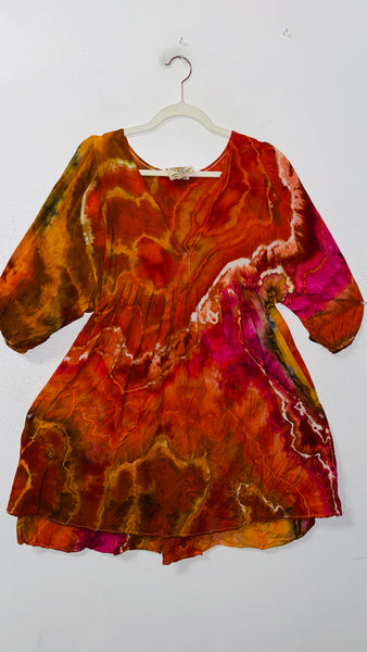 Small Wild West Pocket Dress discounted please read