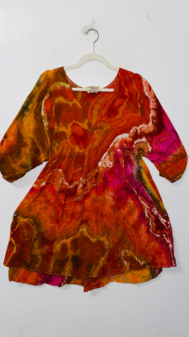 Small Wild West Pocket Dress discounted please read