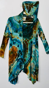Small/Medium (would fit large) goddess Robe with hood & POCKETS