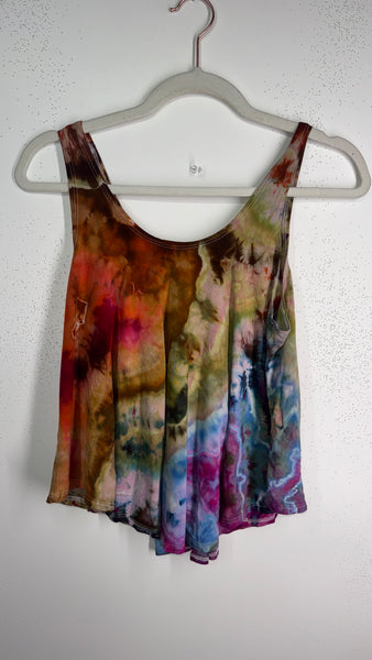 Small in the flow tank top (could fit medium too)