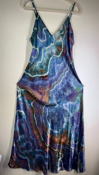 1XL Iridescent Silky Dress