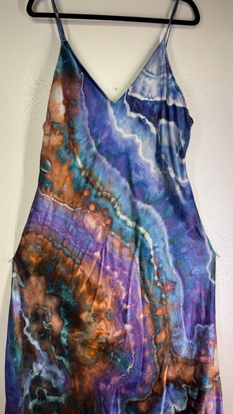 2XL Iridescent Silky Dress
