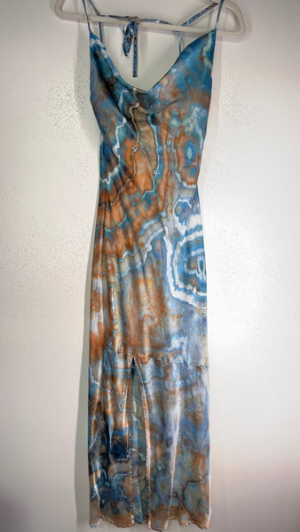 Small Shimmer Cowl Dress discounted please read