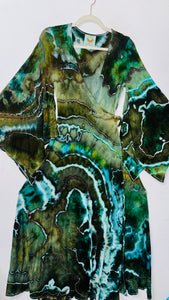 Large/XL ( could fit 2xl) High Vibration Wrap Maxi Dress (56")