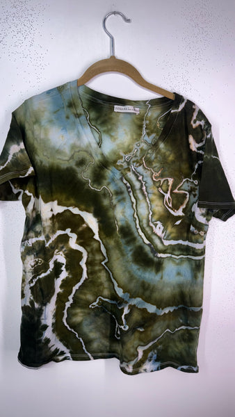 Small Comfy V neck Tee (could fit medium too)