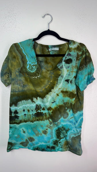 Small Comfy V neck Tee (could fit medium too)