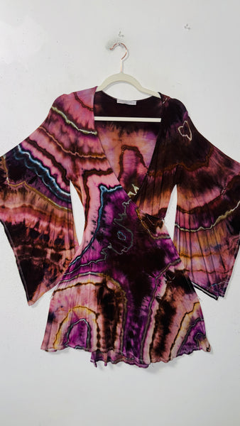 Large/XL ( could fit 2xl) High Vibration Wrap conservative MINI Dress 36" discounted , please read