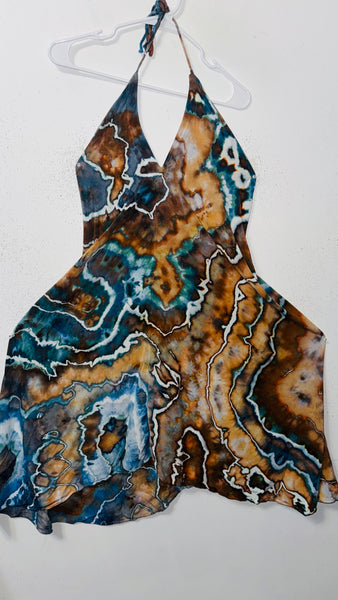 S, M, L, XL Halter Midi Dress discounted please read