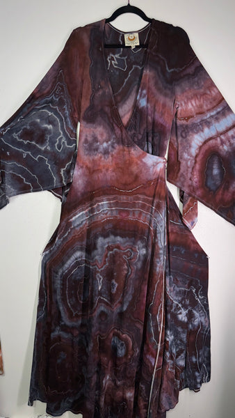 2xl/3xl High Vibration wrap dress (could fit 4xl) (60")