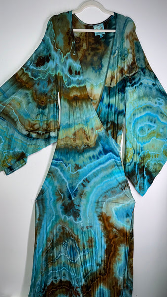 2xl/3xl High Vibration wrap dress (could fit 4xl) (60")