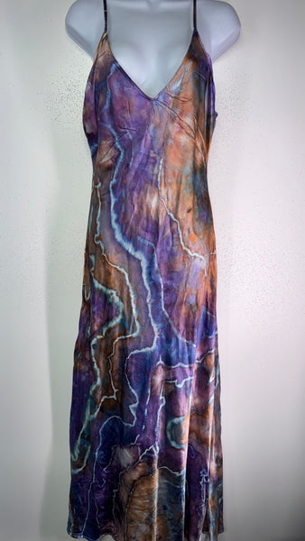 XL Silky  Iridescent Dress