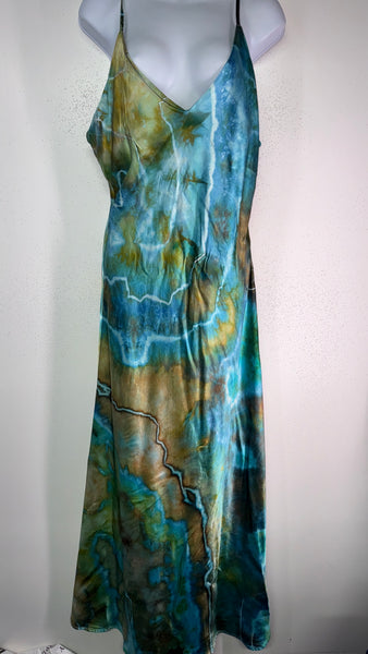 1XL Iridescent Silky Dress