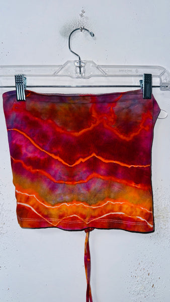 large emily sedona lace up tube top