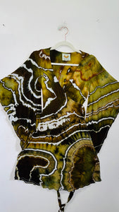 Large/XL ( could fit 2xl) High Vibration Wrap conservative MINI Dress 36" discounted , please read