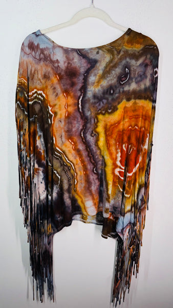 Small (but fits up to 3x) Janis Fringe Tunic