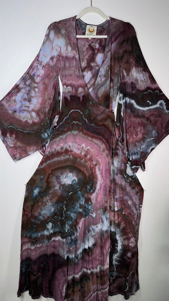 Large/XL ( could fit 2xl) High Vibration Wrap Maxi Dress (56")
