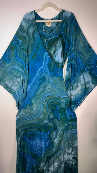 2xl/3xl High Vibration wrap dress (could fit 4xl) (60")