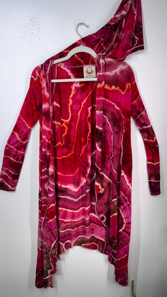 Small/Medium (would fit large) goddess Robe with hood & POCKETs