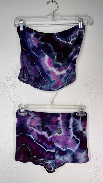 Medium Built in Bra top & Festival booty shorts one size set