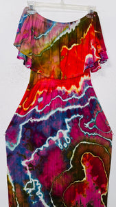 Large Grace Off shoulder Maxi Dress discounted please read