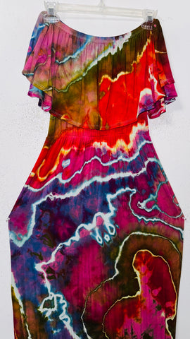 Large Grace Off shoulder Maxi Dress discounted please read