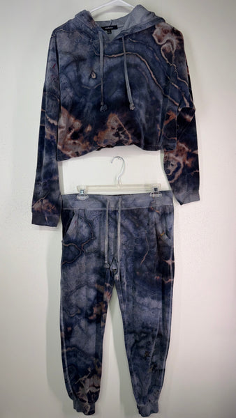 Medium Velour Joggers & Hoodie Set