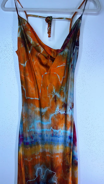 Large Shimmer Cowl Dress