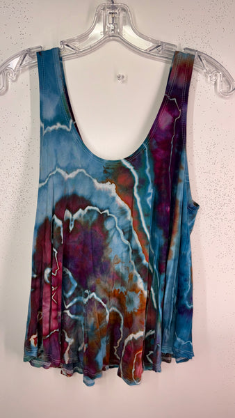 Large in the flow tank top (could fit xl too)