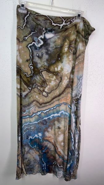 Large Namaste Foldover Skirt would fit xl, 2xl