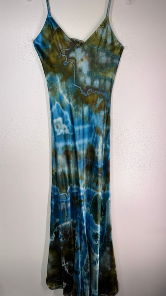 Small Silky  Iridescent Dress, (discounted, please read)