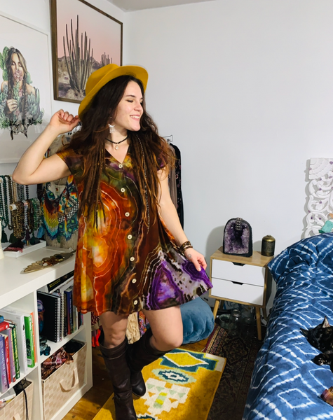 Medium Oversized Button Down Dress