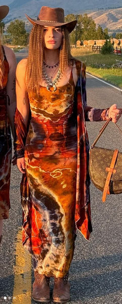 Small Vixen Dress & small/medium pocket goddess robe