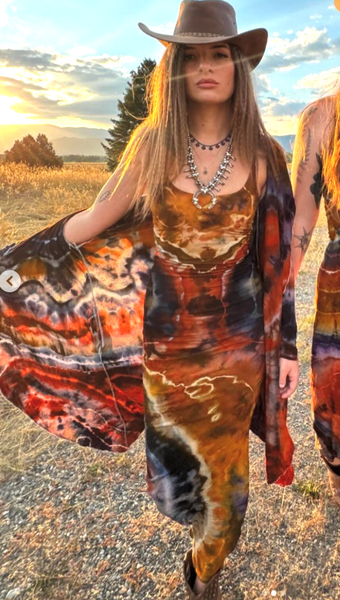 Small Vixen Dress & small/medium pocket goddess robe