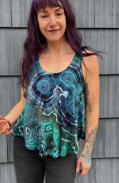Large in the flow tank top (could fit xl too)