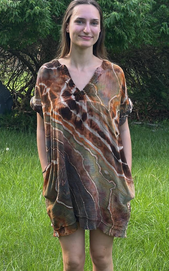 Small Gauze Pocket Dress