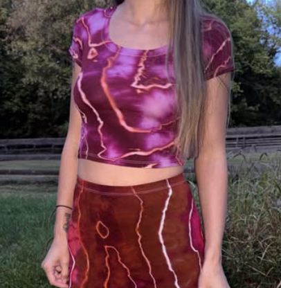 Small Moon Drop Crop Top