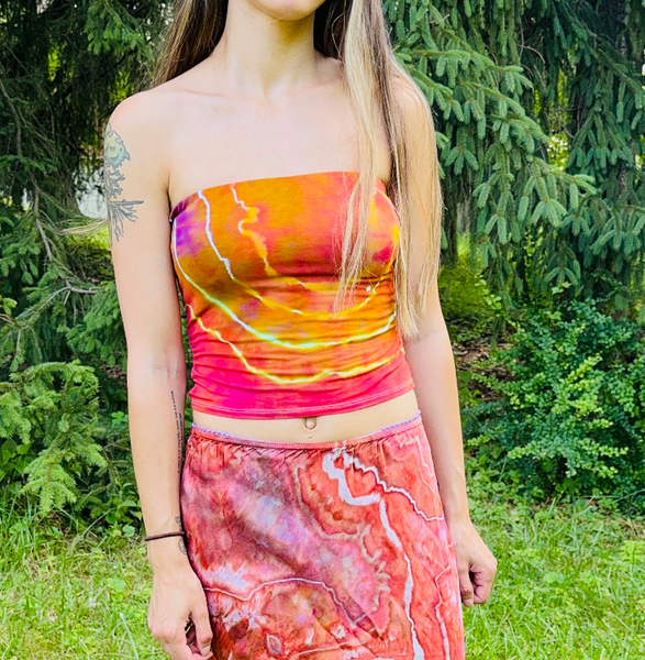 Large built in bra tube top