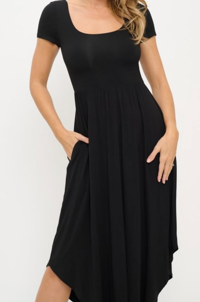 small cassidy pocket midi dress